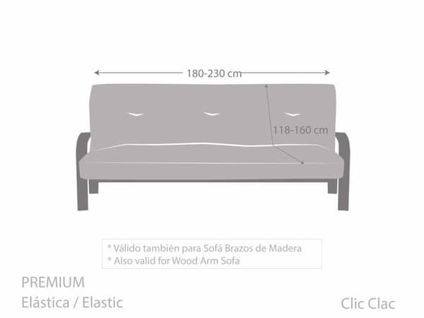 Eysa sofföverdrag - F731076CC - 3D sofföverdrag, Grigio Chiaro, 3 sits