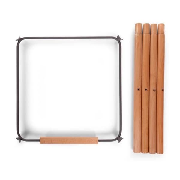 Fotförlängning - BARNHEM - Evolu 2 - Höjd 90 cm - Brun färg - För barn