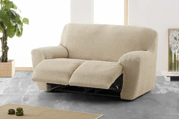 Eysa sofföverdrag - F9291716 - 3D sofföverdrag, mörkgrå, 2 sits