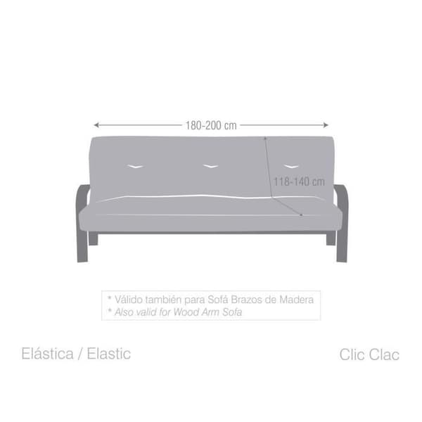 AQUILES "CLIC CLAC" 3-sits sofföverdrag färg 00-ecru