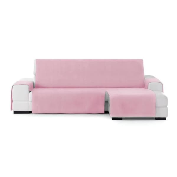 Hörnsoffa överdrag 290cm höger framifrån Levante färg 02-rosa
