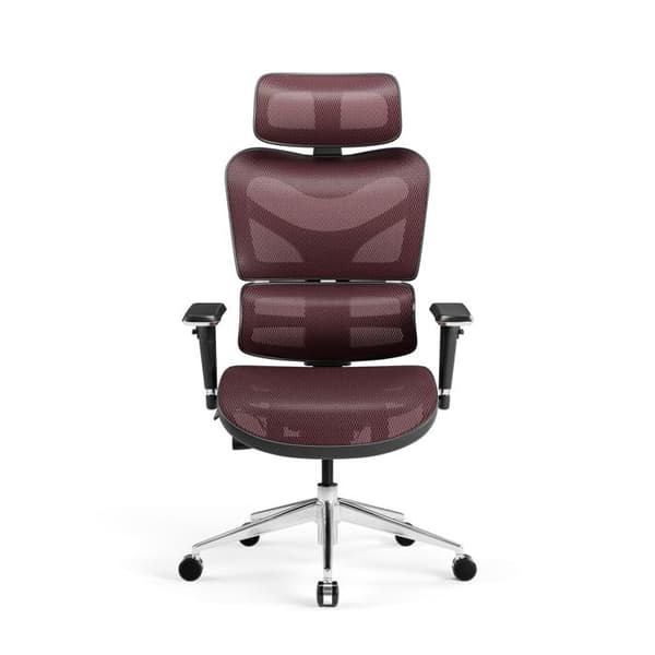 Ergonomisk stol Diablo V-Commander: Svart-Bordeaux