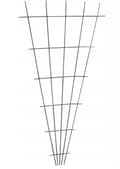 Miniatyrbillede 1 af 2: Ventilatorstøtte til klatreplanter 150x75cm Grøn