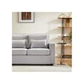 Miniatyrbild 4 av 6: Modern 4-sits linsoffa, 4-sits soffa med armstöd och 4 kuddar, minimalistisk stilsoffa