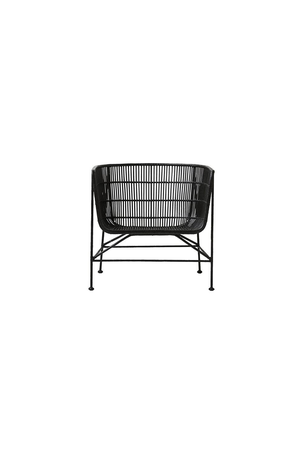 Stol Coon 70x70 cm - Sort