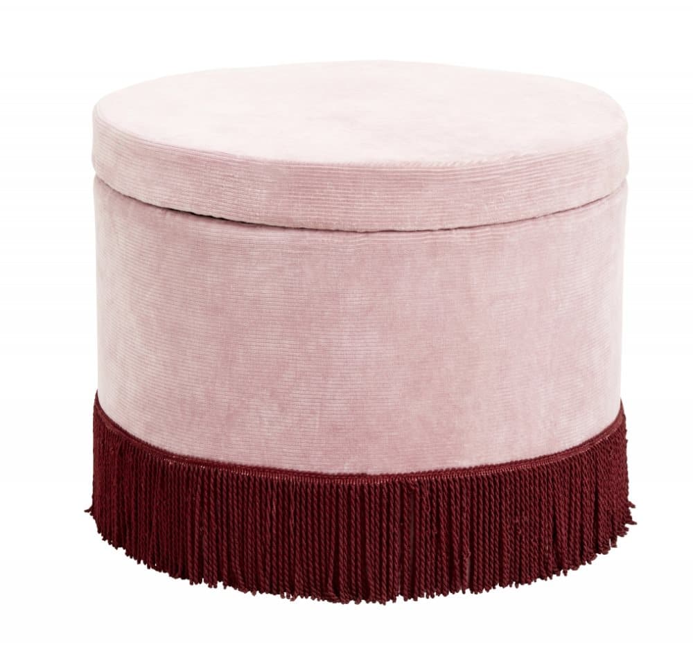 Sittpuff Fringes - Rose corduroy