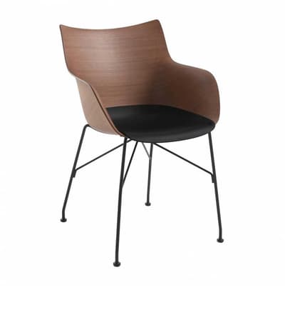 Stol Q/Wood Slatted Ash