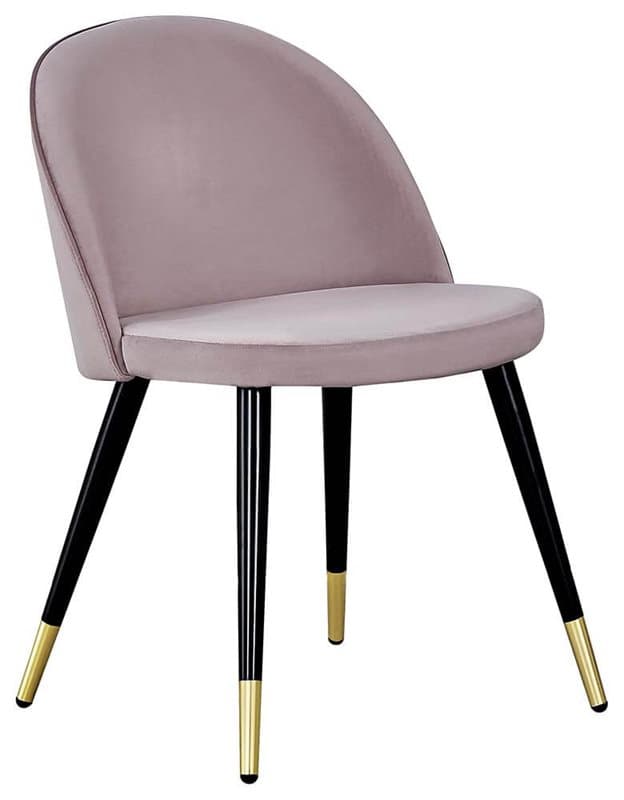 Stol Velvet Sammet Mässing