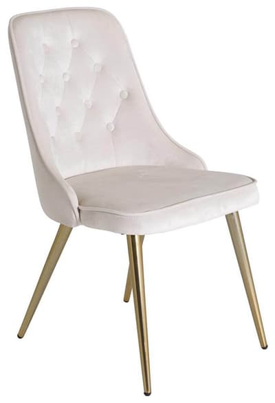 Stol Velvet Delux Mässing