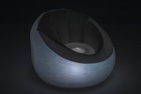 Bestway LED-Ljus Luftstol 102x97x71cm