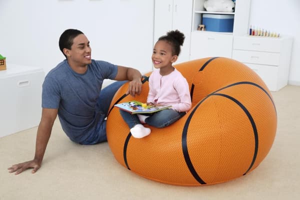 Bestway Basketball Uppblåsbar stol 114x112x66cm
