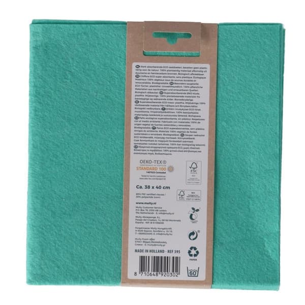 Multy ECO Viskos Disktrasor 38x40 cm 3 Styck Grön