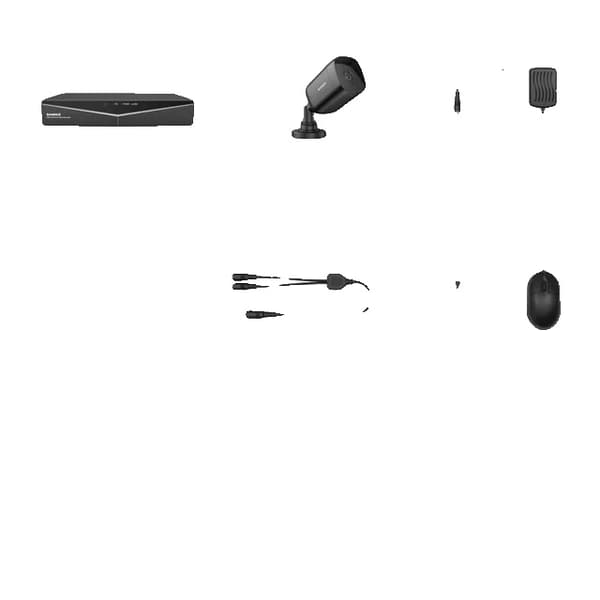CCTV-system, 8CH DVR, 2MP kamera
