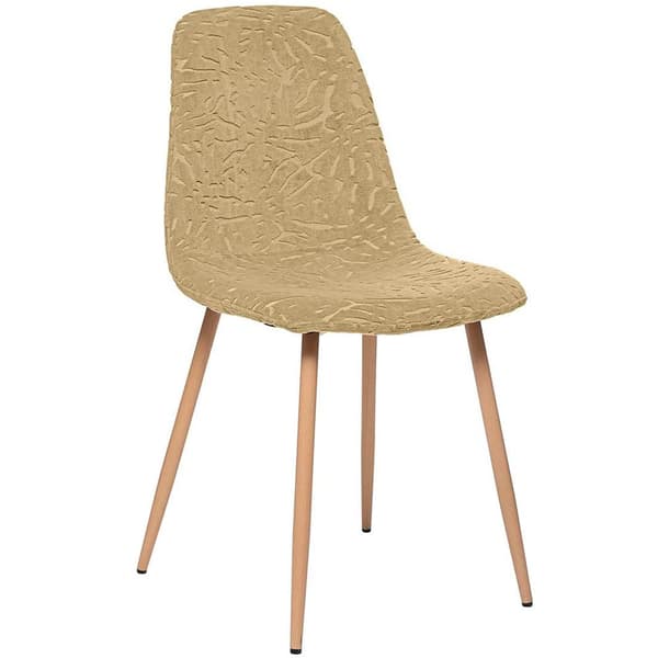 Wellhome Ruokapöydän Tuoli 45x53x85 Cm Pk4145 4 Yksiköitä Beige
