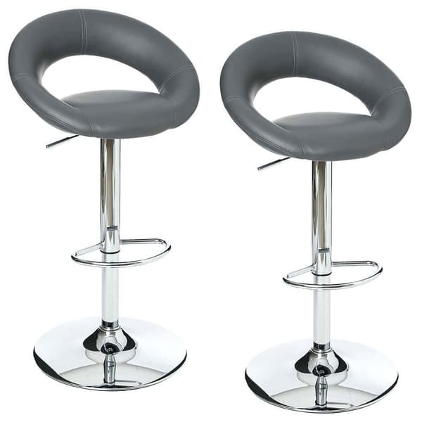 Wellhome Jakkarasetti Pk4737 2 Yksiköitä Harmaa,Hopeinen