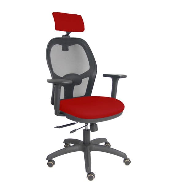 P And C Med Sänggavel Ergonomisk Skrivbordsstol B3drpcr Röd,Svart
