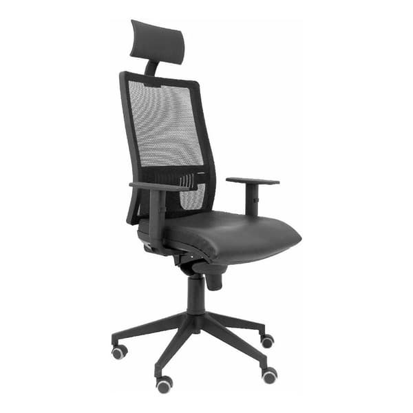 P And C Med Sengegavl Ergonomisk Skrivebordsstol Horna 10sspne Sort