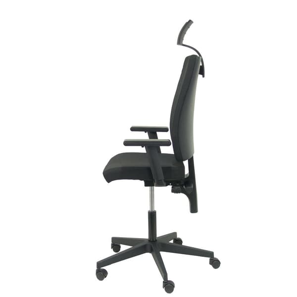 P And C Med Sengegavl Ergonomisk Skrivebordsstol Lezuza 322necc Sort