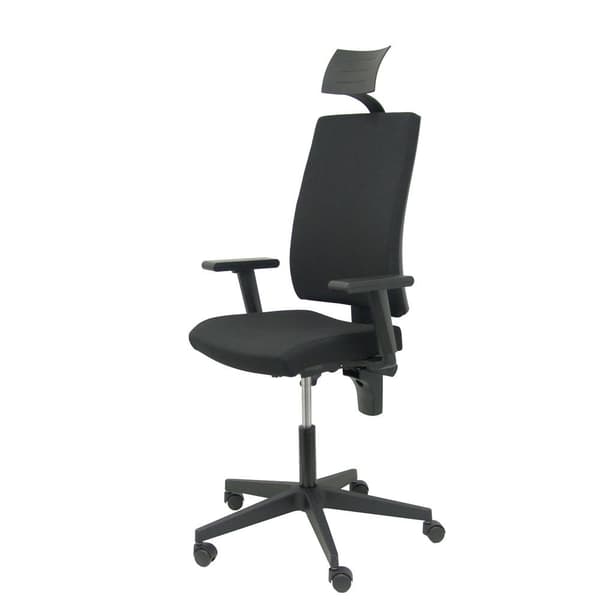 P And C Med Sengegavl Ergonomisk Skrivebordsstol Lezuza 322necc Sort