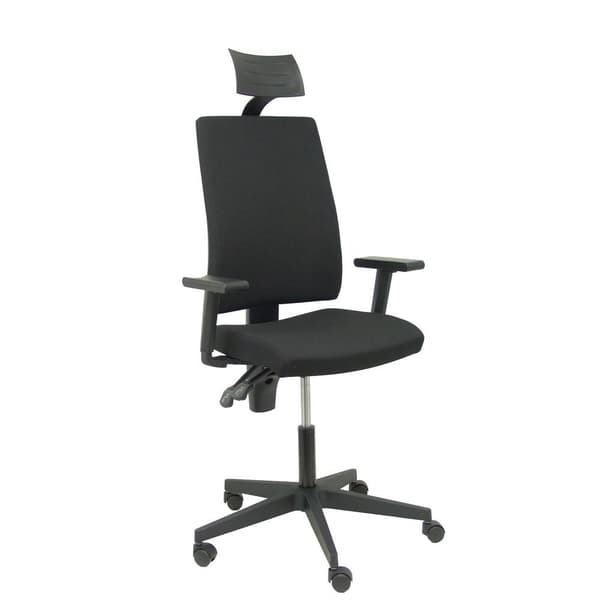 P And C Med Sengegavl Ergonomisk Skrivebordsstol Lezuza 322necc Sort