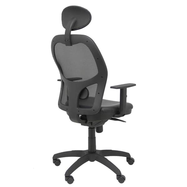 P And C Med Sengegavl Ergonomisk Skrivebordsstol Jorquera Similpiel Snspnec Sort