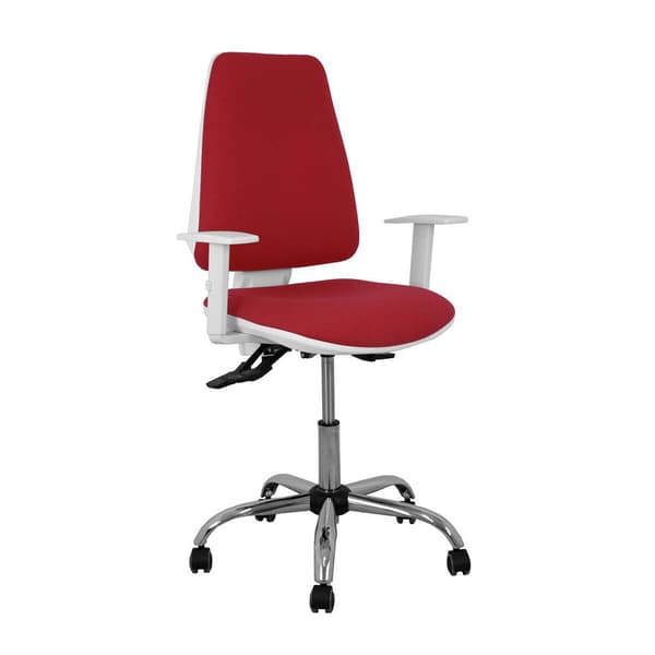 P And C Kontorstol Elche 3b5crrp Rød