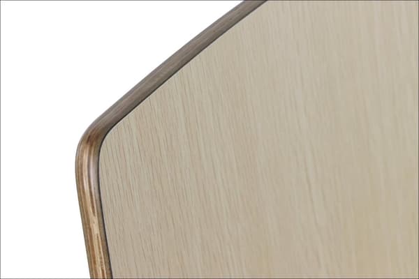 WERDI B stol i laminerad plywood, svart/natur
