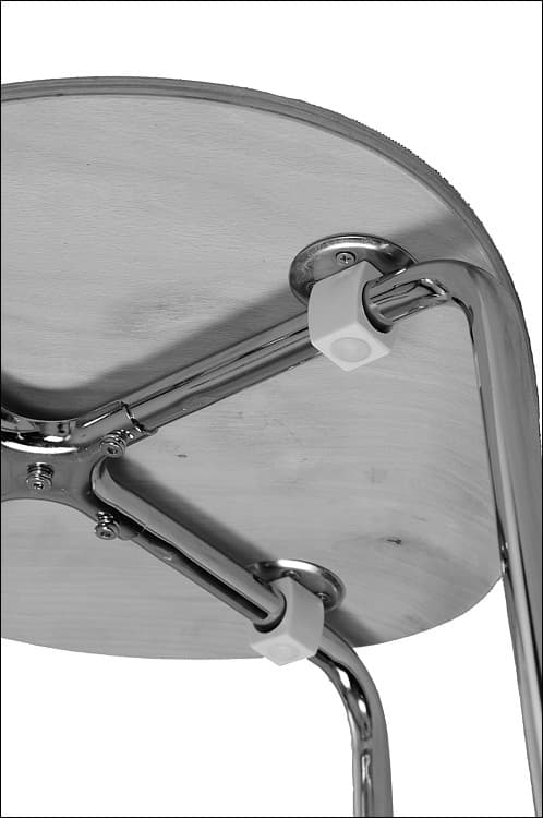 Lakeret krydsfinerstol TDC-122 BUKK