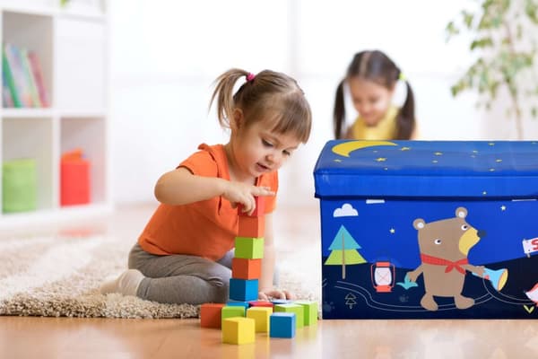 Teddybjörn leksaksbehållare