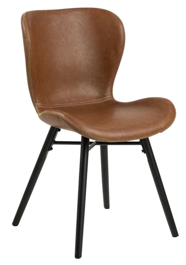 Batilda Retro brandy/svart stol