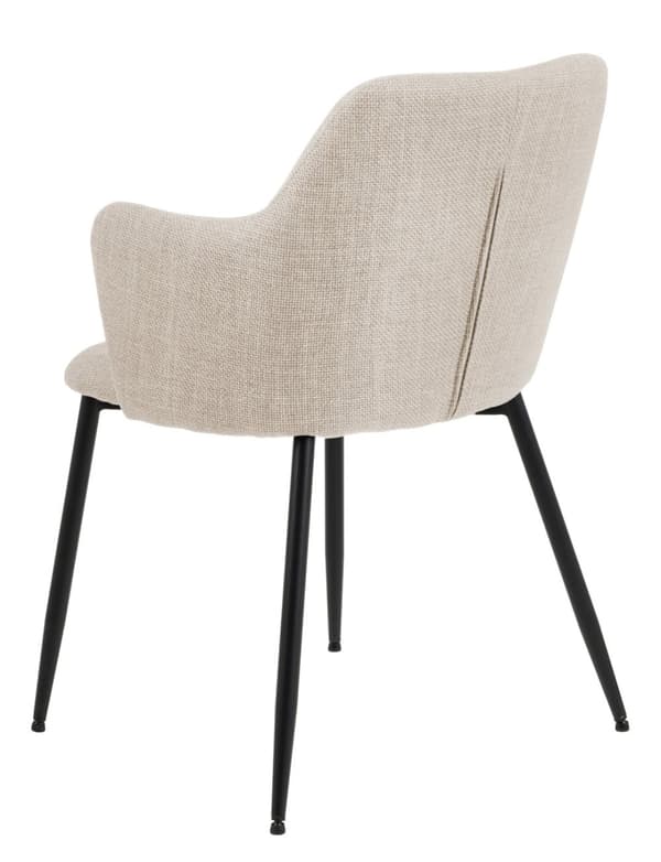 Ilsa stol med beige armlæn