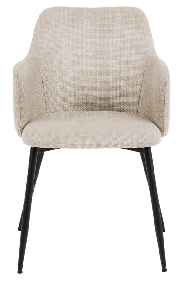 Ilsa stol med beige armlæn