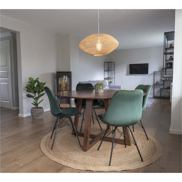 Oslo Velvet stol, mørkegrøn
