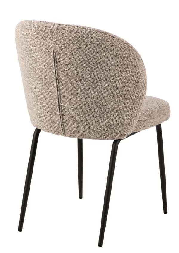 Patricia stol, mørk beige