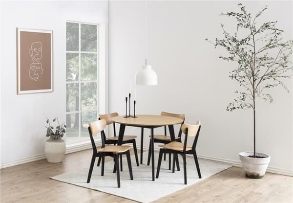 Roxby stol, naturlig sort