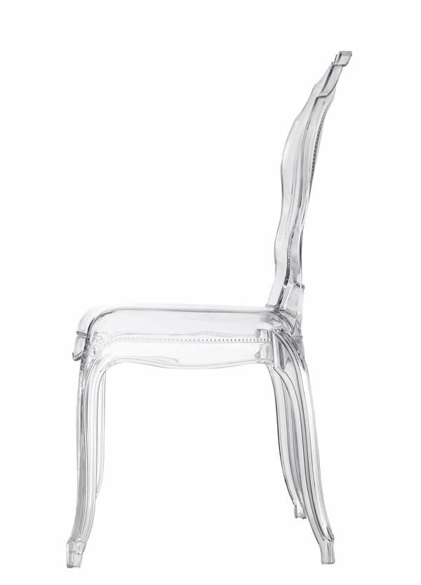 Queen transparent stol