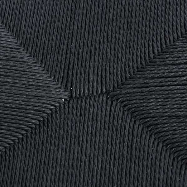 Wicker Black stol, sort inspireret af Wishbone