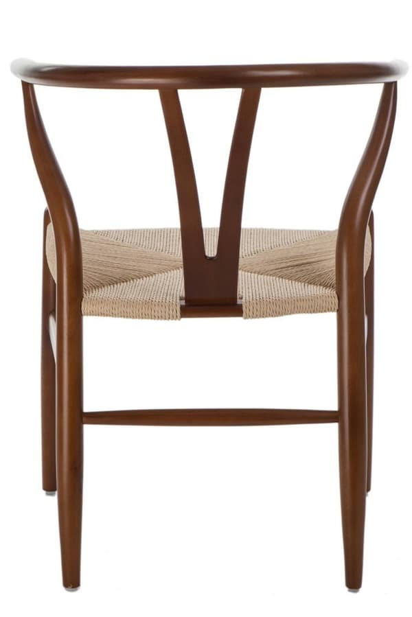 Korgstol Naturlig brun mal och inspirerad av Wishbone