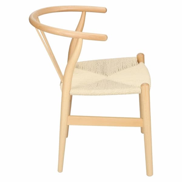 Wicker Natural stol Natural inspirerad av Wishbone