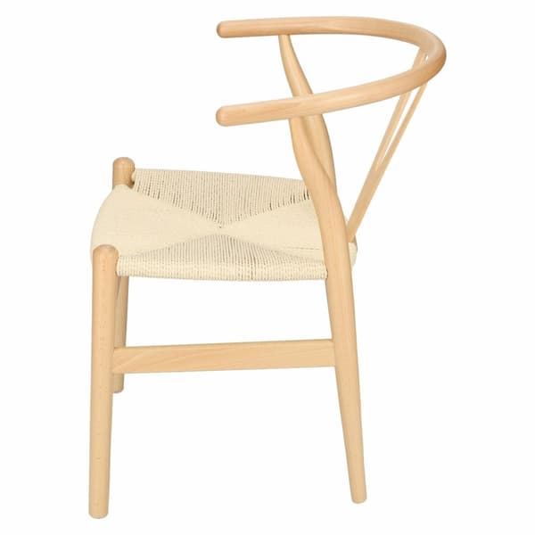 Wicker Natural stol Natural inspirerad av Wishbone