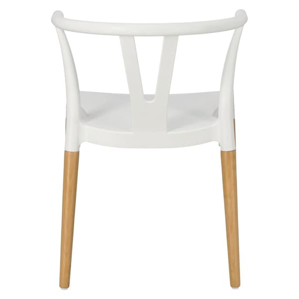 Wicker PP Yksinkertainen tuoli, valkoinen