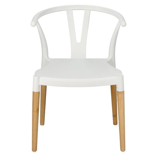 Wicker PP Yksinkertainen tuoli, valkoinen