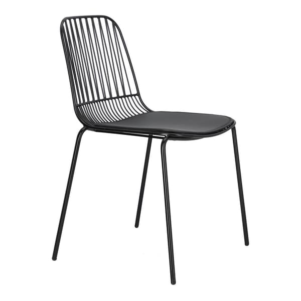 Willy Black stol med PU-dyna