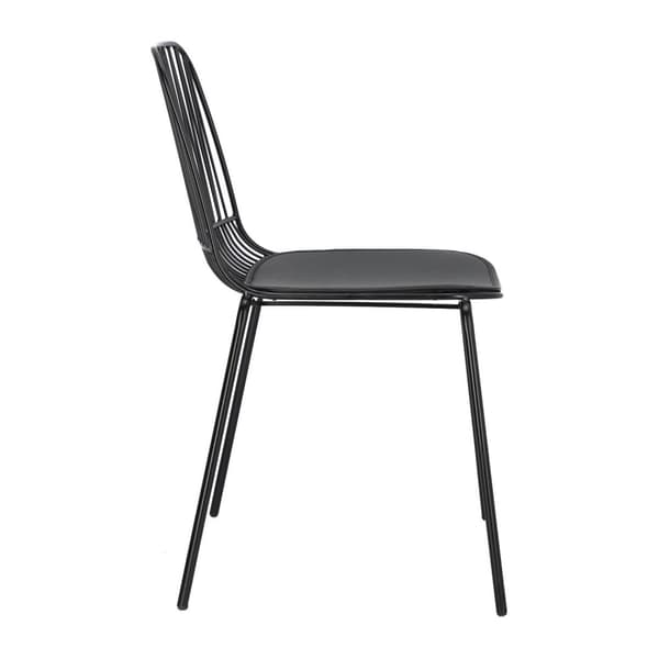 Willy Black stol med PU-dyna