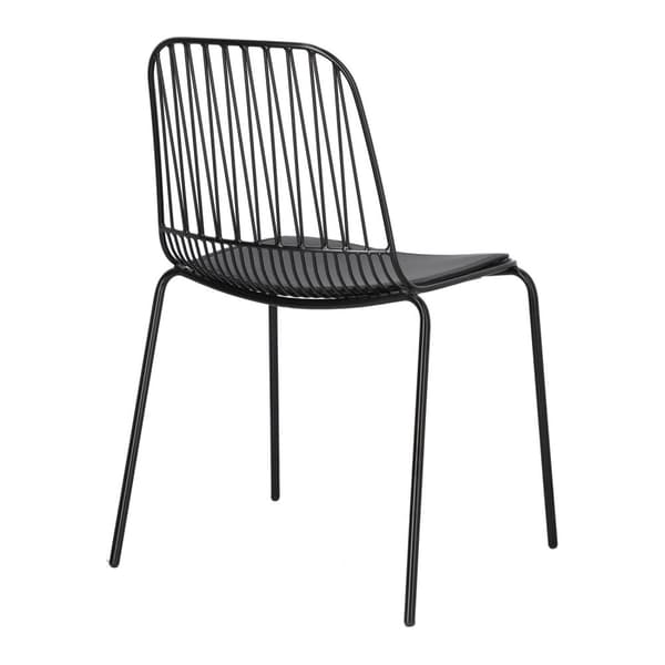 Willy Black stol med PU-dyna