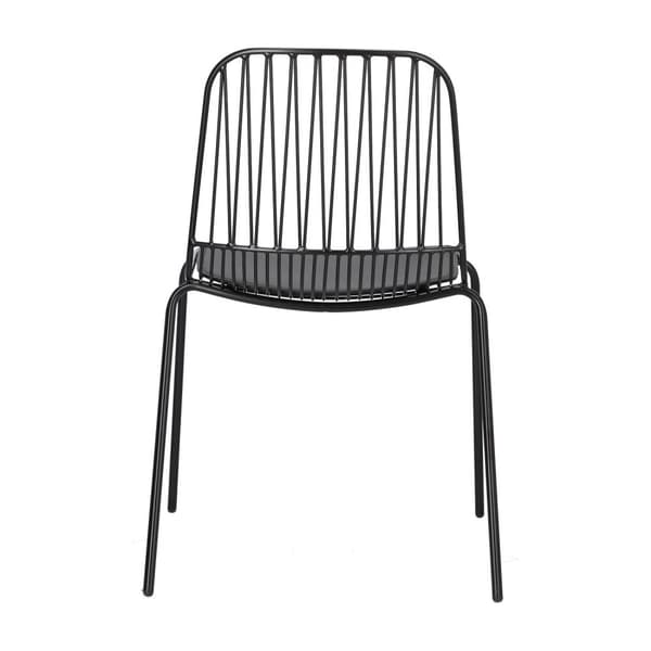 Willy Black stol med PU-dyna