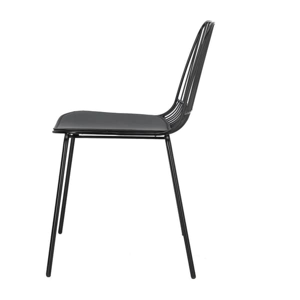 Willy Black stol med PU-dyna