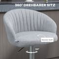 Miniatyrbild 4 av 5: Barstol Set, Justerbar Höjd, 360° Rotation