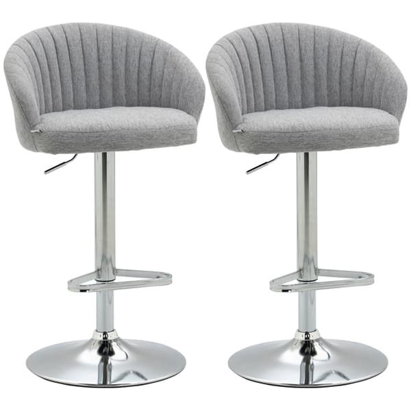 Barstol Set, Justerbar Höjd, 360° Rotation