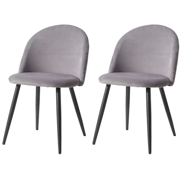 Matstolar, Nordisk Design, Sammet Material, Svart
